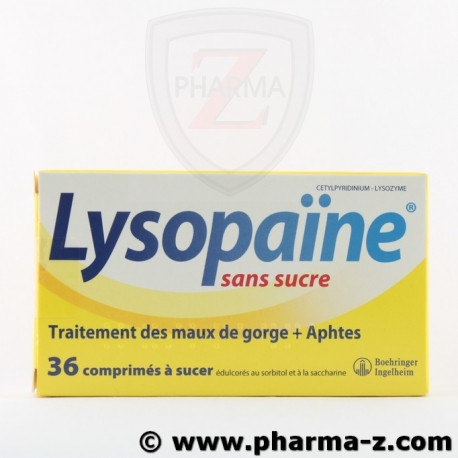 Lysopaine 36 cpr à sucer