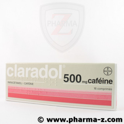 Claradol 500 mg Caféine Comprimés