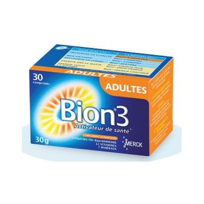 Bion 3 Adultes 30 Comprimés
