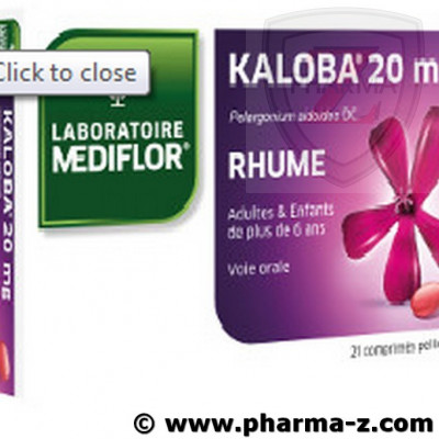 Kaloba 20 mg Rhume comprimés