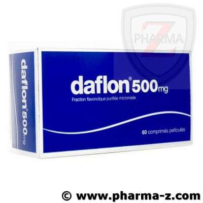 Daflon 500 mg Bte de 60 cpr.