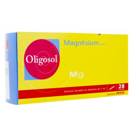 Oligosol Magnésium 28 ampoules