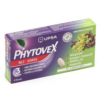 Phytovex Nez Gorge 20 comprimés