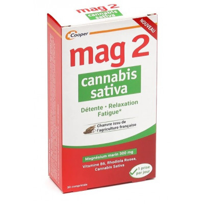 Mag 2 Cannabis Sativa au magnesium marin