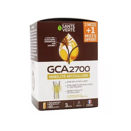 Santé Verte GCA 2700 120cp+60offert