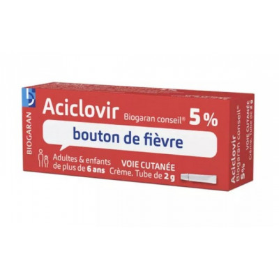 Aciclovir 5% crème Biogaran