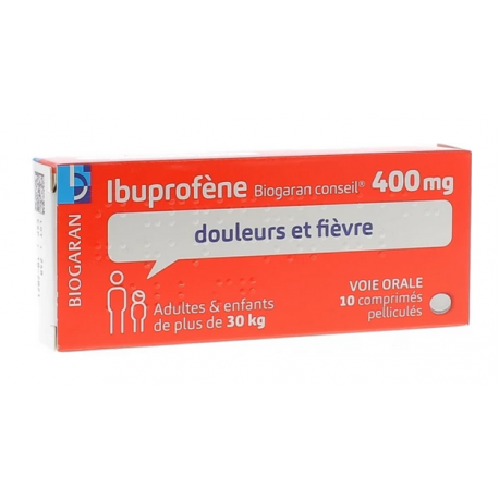 Ibuprofène Biogaran Conseil 400 mg