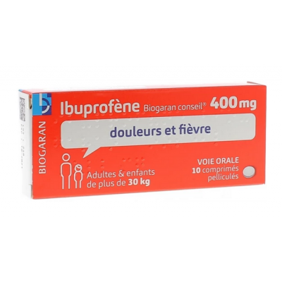 Ibuprofène Biogaran Conseil 400 mg