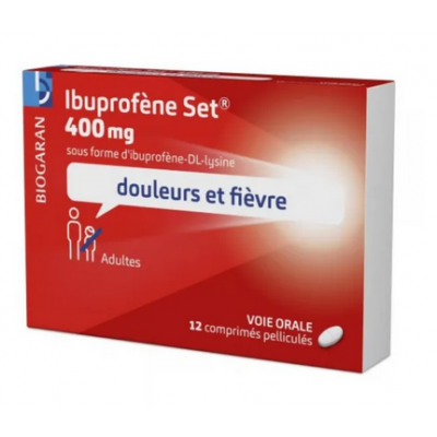 Ibuprofène Set 400 mg Biogaran