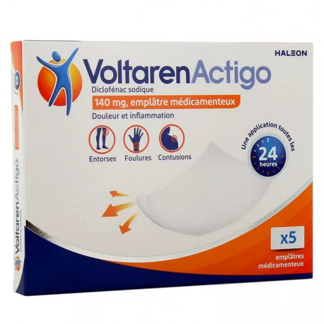 VoltarenActigo 5 emplâtres