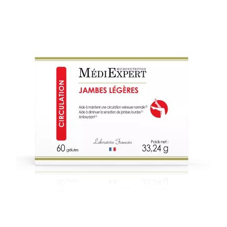 MediExpert Jambes Légères 60 gélules