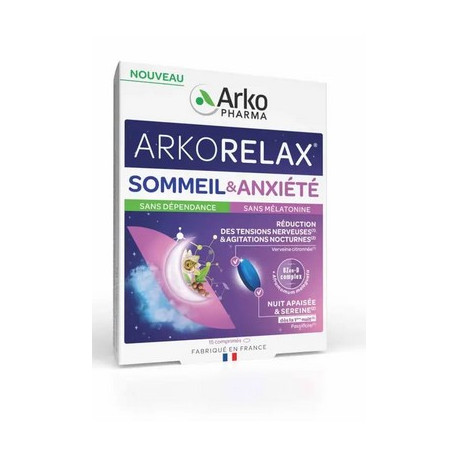ArkoRelax Sommeil et Anxiété 15 comprimés
