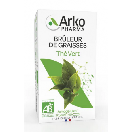 Arkogélules Thé Vert 40 gélules